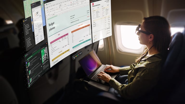 Sightful Unveils Spacetop: Transform Your Laptop into a 100-Inch Virtual Workspace with AR Glasses