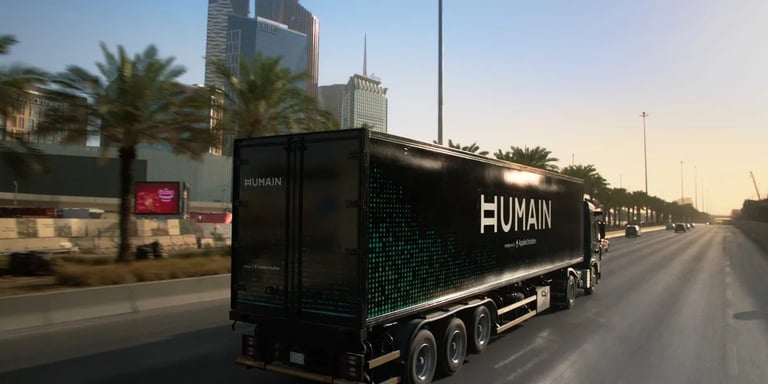 Saudi Arabia to Launch World's Largest Autonomous Trucking Network with HUMAIN and Applied Intuition Partnership