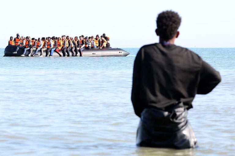 Record-Breaking Mega-Dinghy Carries 230 Asylum Seekers to UK, Sparking Urgent Calls for Action