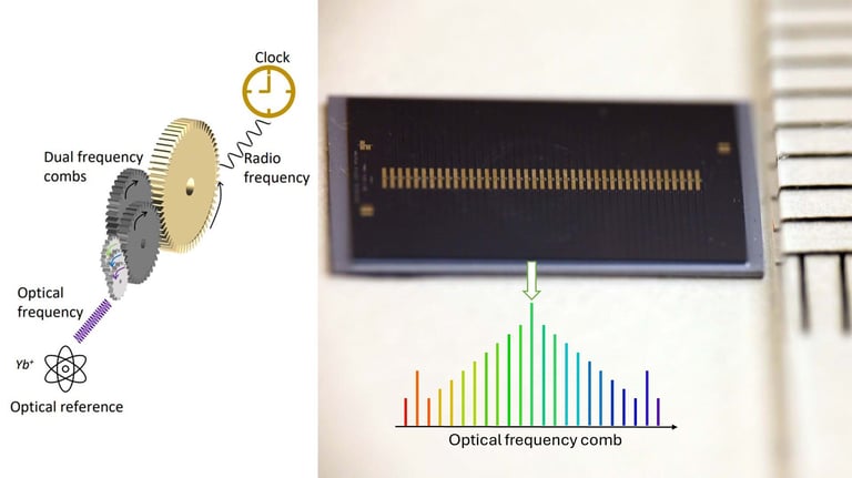 Revolutionary Microcomb Tech Promises to Boost GPS Accuracy 1000-Fold with Mini Optical Atomic Clocks