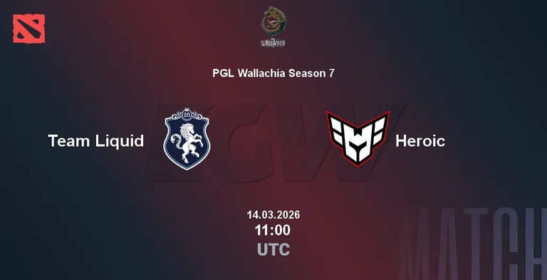 Team Liquid Poised to Win PGL Wallachia Quarterfinal Against HEROIC: Analysis & Betting Odds