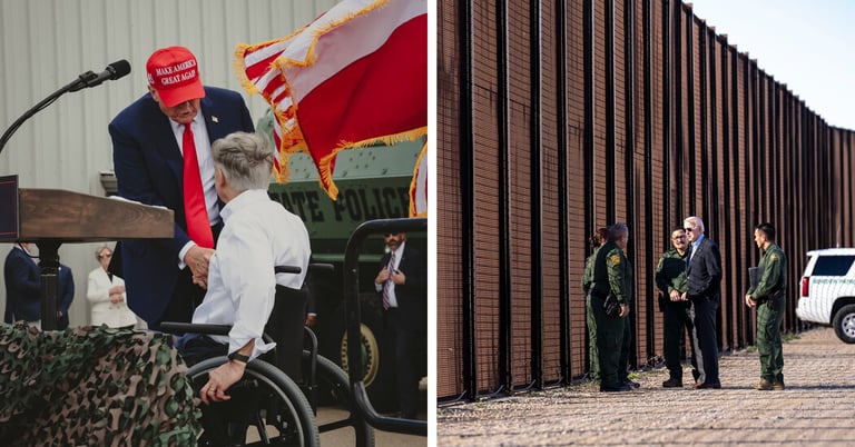 Biden and Trump Clash on Texas Border Over Immigration Policies