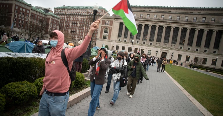 Ilhan Omar's Daughter Suspended Amid Tense Anti-Israel Protests at Columbia University