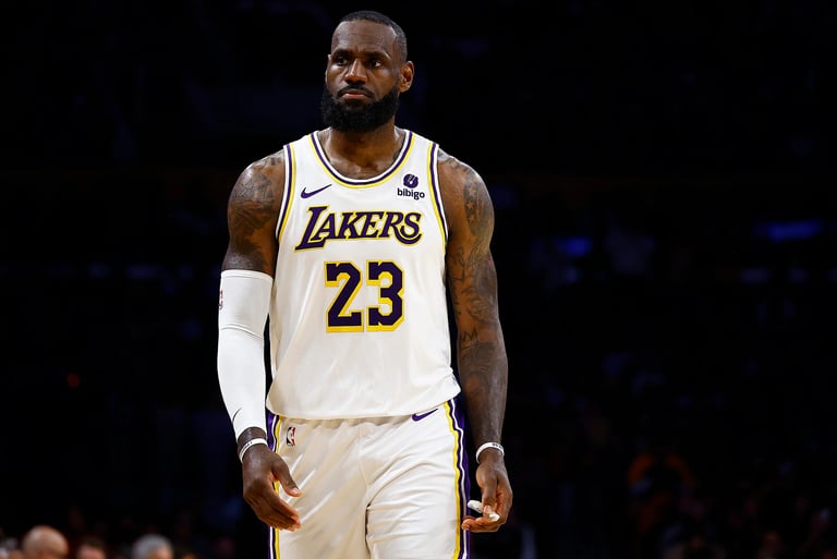 LeBron James Nears Career End, Outscoring Entire NBA Teams in Playoff Points