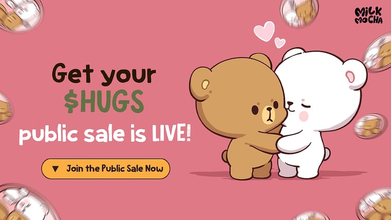 Milk Mocha NFTs Launch HUGS Play Zone, Pair Staking, and Exclusive Presale Amid High Demand