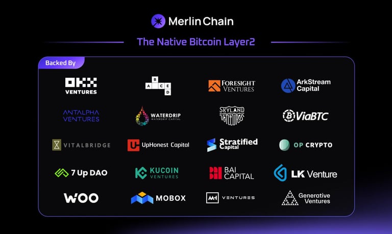 Merlin Chain Nets Major Funding to Boost Bitcoin Layer2 with ZK-Rollup Tech