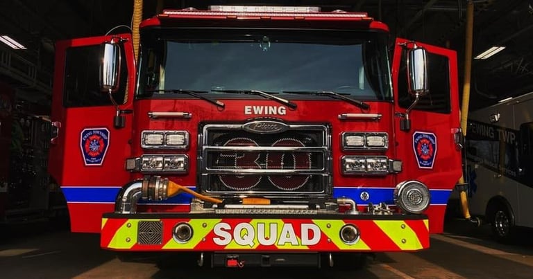 Tragic Fire Claims 6-Year-Old's Life in Ewing Township, Displacing 40 Residents