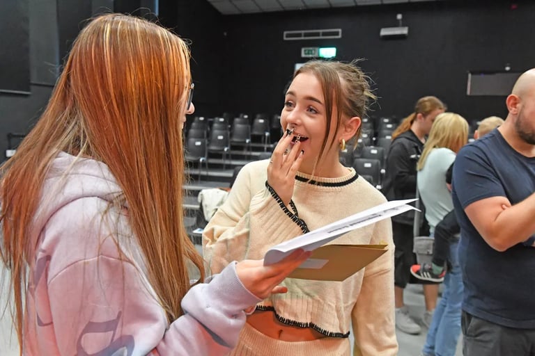 Record GCSE Success Celebrated: Students Secure Top Grades and Future Paths