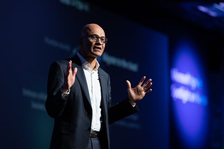 Microsoft CEO Vows to Skill 2M Indians in AI, Touts Superior Model Over GPT4