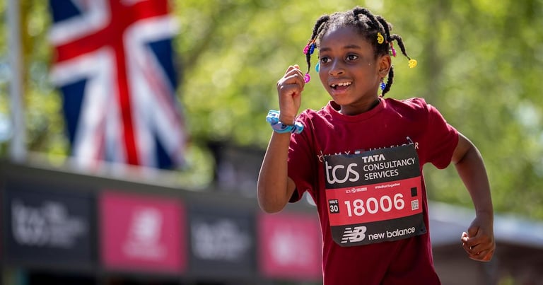 Record-Breaking TCS Mini London Marathon Unites Young Athletes with Celebrity Support
