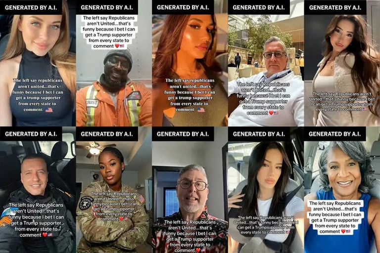 AI Avatars Shape Political Discourse: Pro-Trump Influencers Rise Ahead of Elections