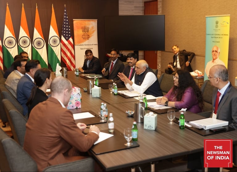 Gujarat CM Bhupendra Patel Courts Global Tech Giants in San Francisco for Vibrant Gujarat 2027
