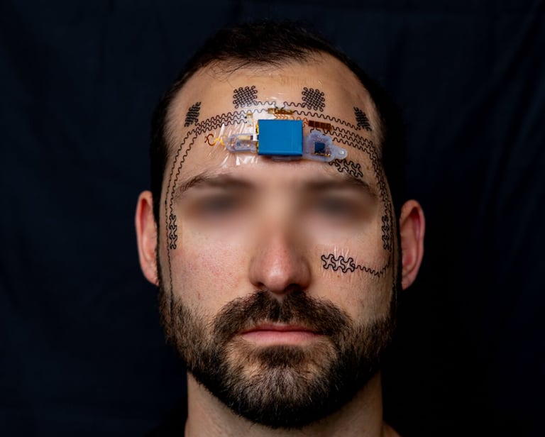 Revolutionary 'E-Tattoo' Monitors Mental Strain, Offers Affordable Alternative to Traditional EEG Systems