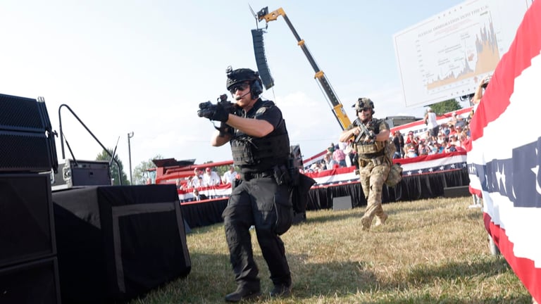 Bodycam Footage Exposes Chaotic Assassination Attempt on Trump at Pennsylvania Rally