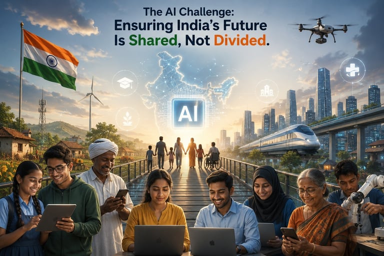 India's Path to AI Leadership: Balancing Innovation, Workforce Reskilling, and Ethical Governance