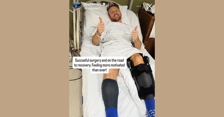 Buttler's Successful Surgery and Contract Extension Keep Him in England's World Cup Plans