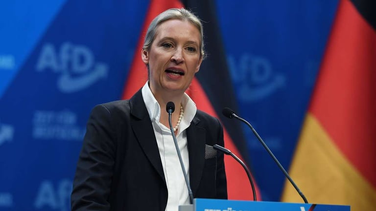 AfD Nominates Alice Weidel for Chancellor Amid Protests, Pushes Controversial Policies at Riesa Congress