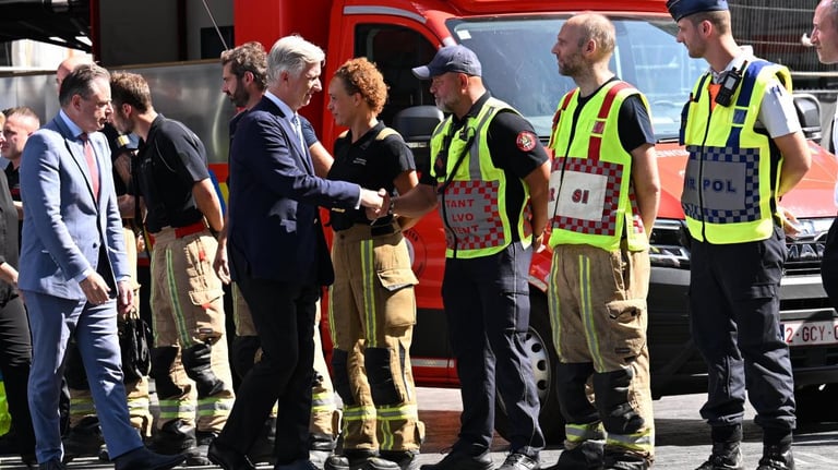 Brussels Oxy Building Fire: Six Missing, Possible Deaths Feared Amid Rescue Efforts