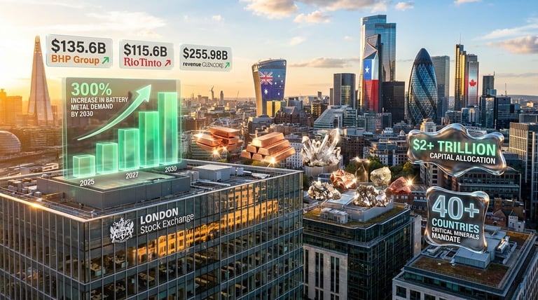 Global Mining Giants Unite in London to Tackle Geopolitical and Environmental Challenges