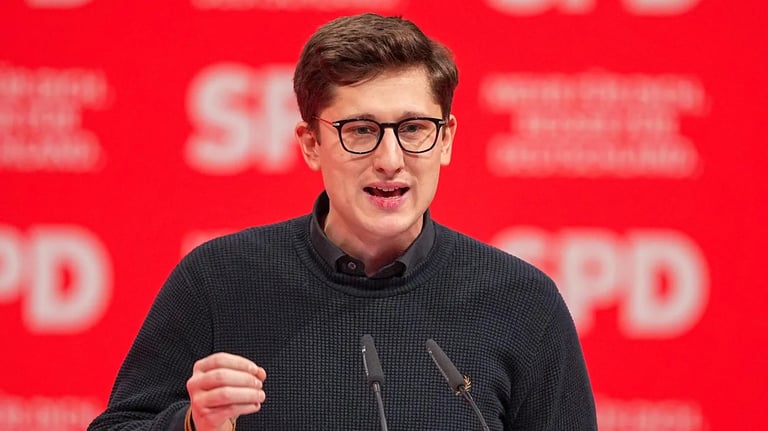 Juso Leader Criticizes SPD-Union Talks; Coalition Deal Faces Rejection Over Key Issues