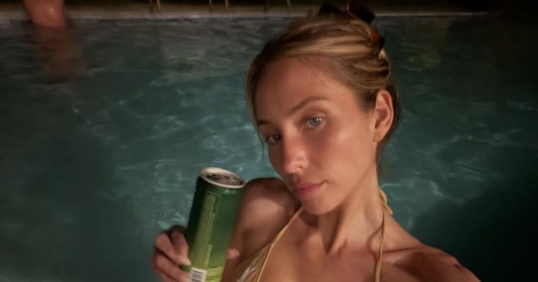 Alix Earle Dazzles in Daring Emerald-Teal Swimsuit at Sports Illustrated Runway Show