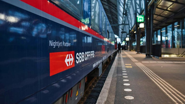 Switzerland Launches Eco-Friendly Night Train from Basel to Copenhagen and Malmö by 2026