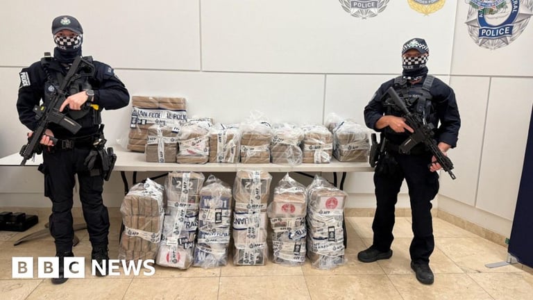 Australian Police Bust $760 Million Cocaine Smuggling Ring, 13 Arrested in Major Operation