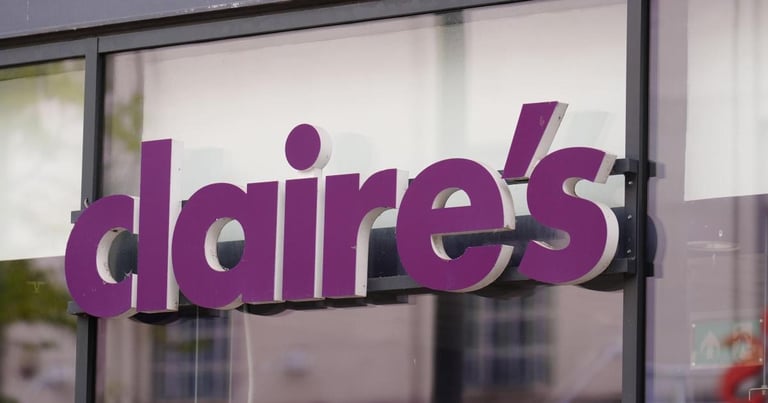 Claire's UK Shuts 154 Stores Amid Retail Turmoil, 1,300 Jobs Cut