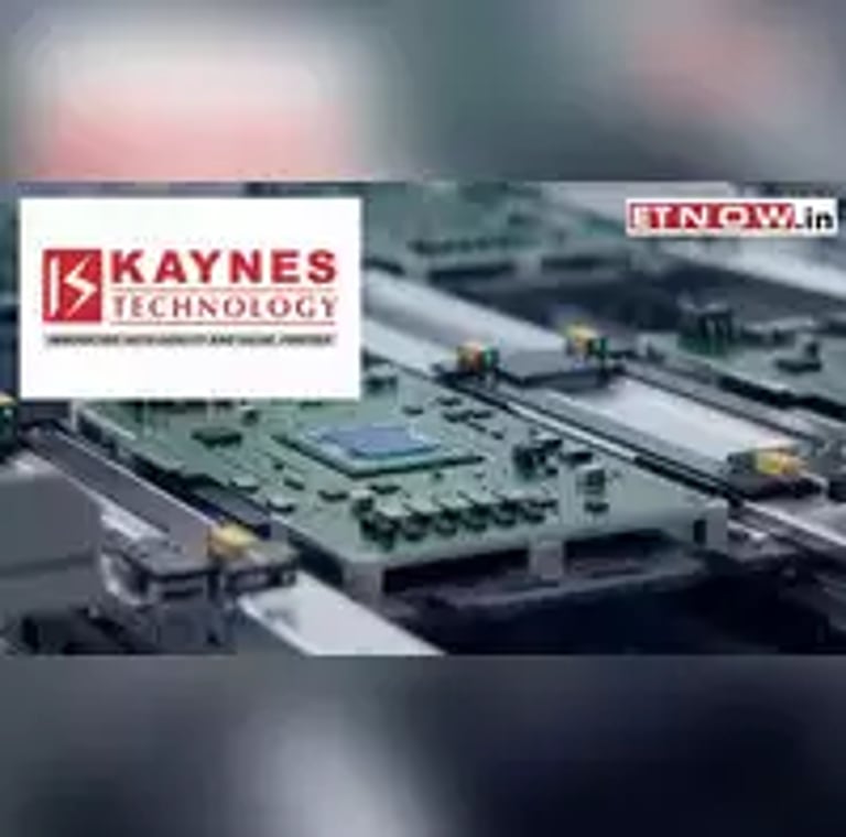 Kaynes Tech Shares Surge 5.2% After Govt Greenlights Rs 3,300 Cr Semiconductor Plant in Gujarat