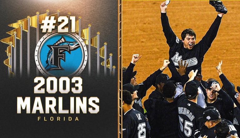 Underdog 2003 Marlins Stun Yankees to Claim Second World Series Title