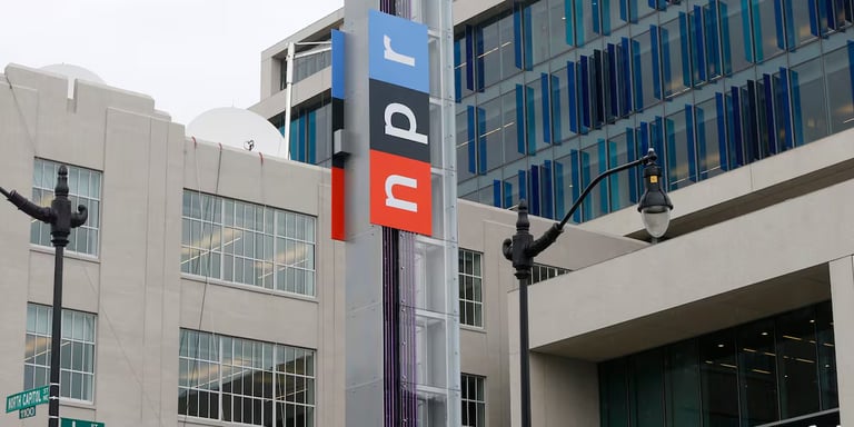 Trump's Order Cutting NPR, PBS Funding Faces First Amendment Lawsuit