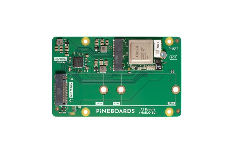 Pineboards Unveils Ai Bundle for Raspberry Pi 5: Boosts AI Performance with Hailo 8L Accelerator