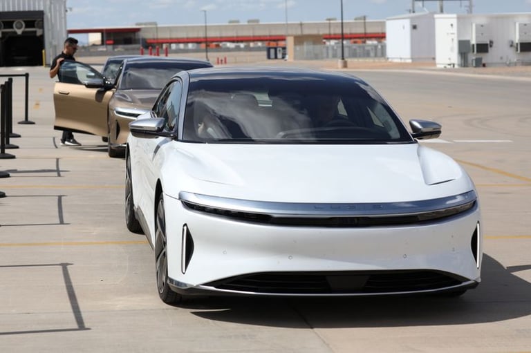 Lucid Motors Raises $1.67B, Faces Stock Plunge Amid Rising Losses and EV Market Challenges