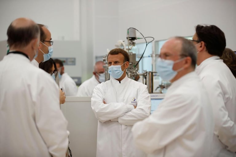 Macron Inaugurates €500M Sanofi Modulus Facility, Boosting France's Vaccine Production and Health Sovereignty