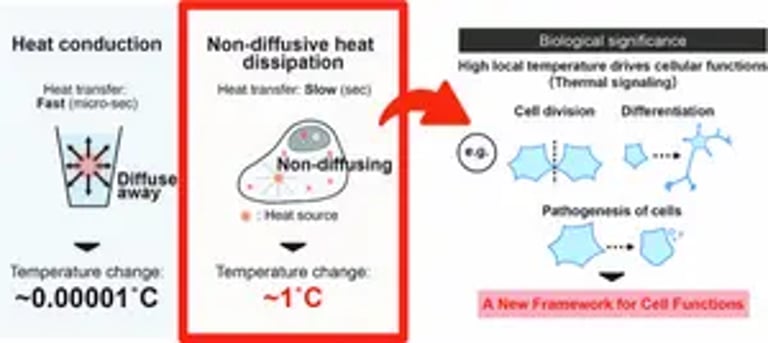 University of Tokyo Study Reveals Cells' Unique Heat Retention Defies Classical Physics