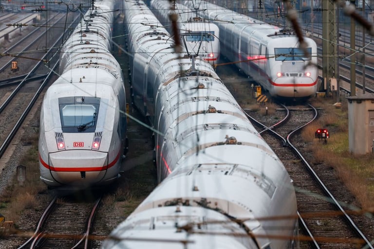 Strikes Paralyze German Transport: Trains Canceled, Flights Grounded