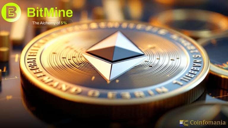 BitMine Becomes Largest Ethereum Holder with $12.35 Billion Purchase, Signaling Strong Institutional Confidence