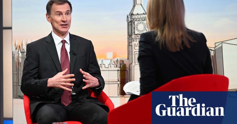 Chancellor Hunt's £100K Income Remarks Ignite UK Salary Debate