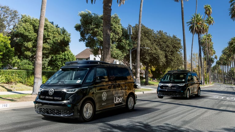 Volkswagen and Uber to Launch Robotaxi Service in Los Angeles by 2026