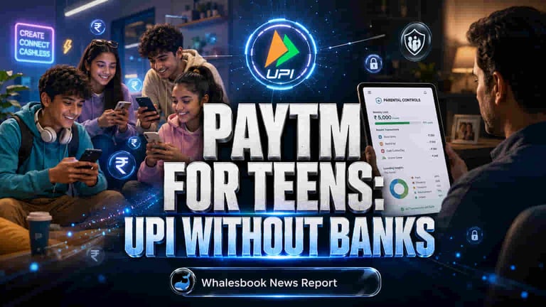 Paytm Launches Pocket Money for Teens: UPI Payments with Parental Controls and Spending Limits