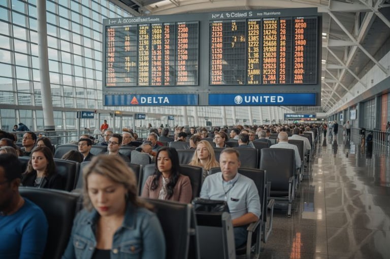 Massive Flight Disruptions Hit US: Over 200 Cancellations, 3,876 Delays Across Major Airlines