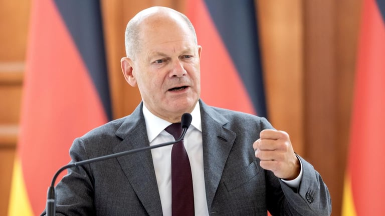 Scholz's Historic Moldova Visit: Germany Pledges Support Amid Russian Threats, Backs Ukraine with €50B Loan