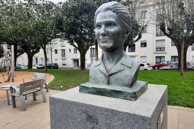 Simone Veil Statue Defaced by Far-Right Group on Women's Day