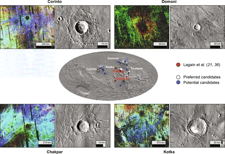 Breakthrough: Scientists Trace Martian Meteorites to Source Craters, Unraveling Mars' Volcanic History