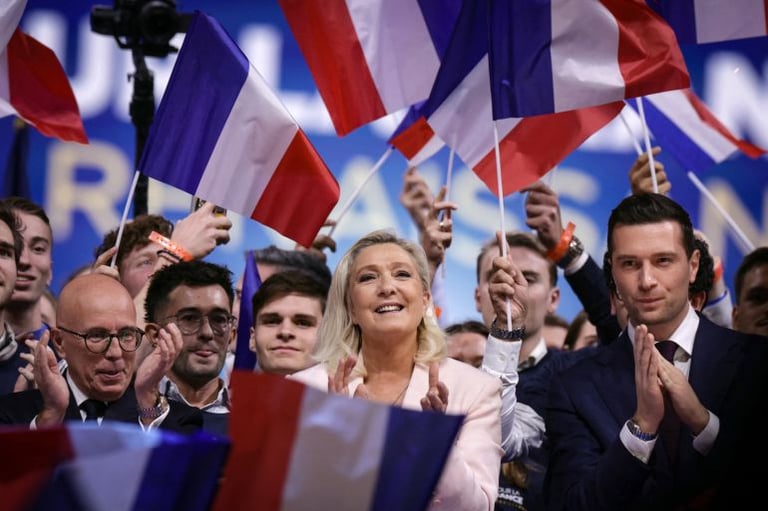 Marine Le Pen Launches 2026 Campaign Amid Protests, Touts National Identity at Orléans Rally