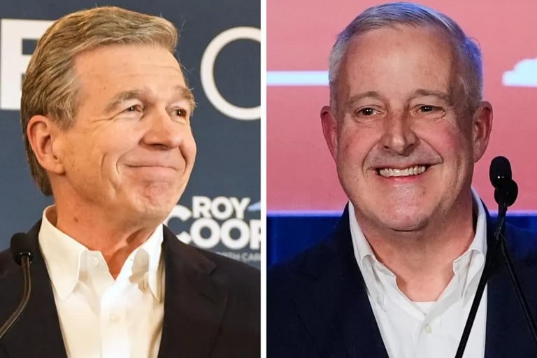 Republican Super PAC Launches $17M Ad Blitz in NC Senate Race Targeting Gov. Cooper's Record