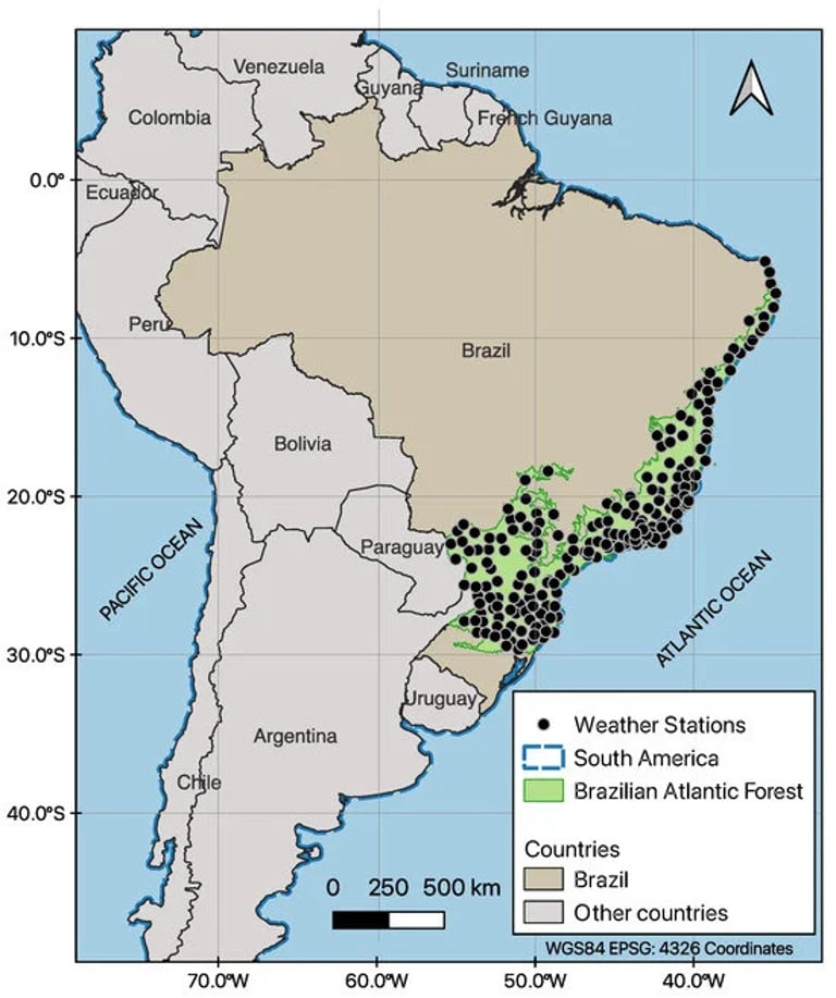 Brazilian Atlantic Forest Trees Migrate Uphill Due to Climate Change, Highlighting Urgent Need for Conservation