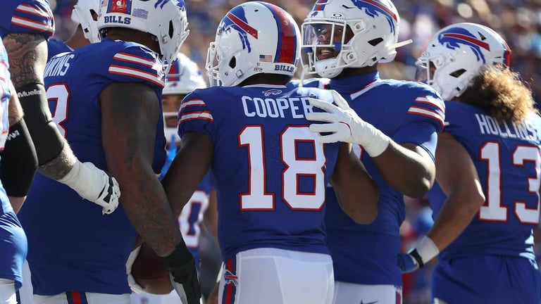 Amari Cooper's Debut Touchdown Propels Bills to 34-10 Victory Over Titans