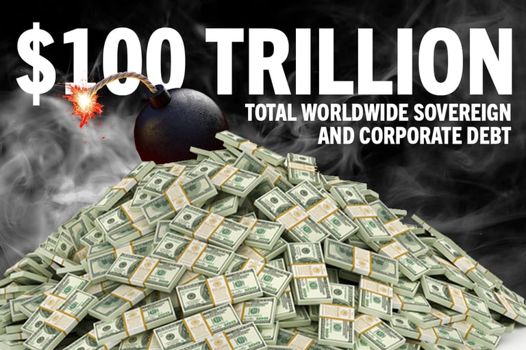 Global Debt Reaches Crisis Point: $100 Trillion Threatens Economic Stability