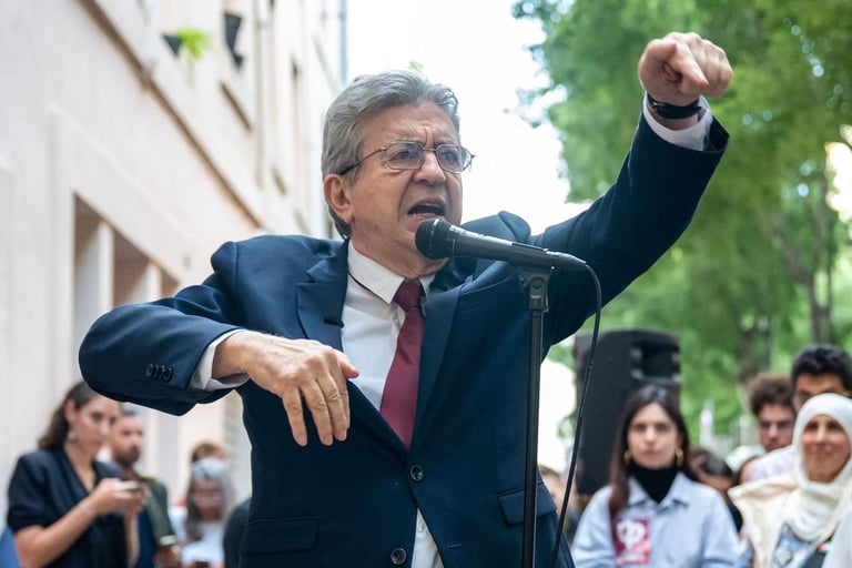 Mélenchon Launches Fourth Presidential Bid, Targets Far Right at Massive Saint-Denis Rally